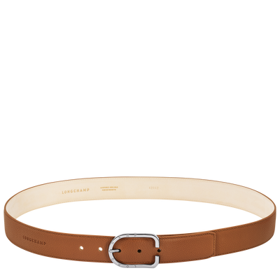 Le Foulonné Men's belt, Caramel