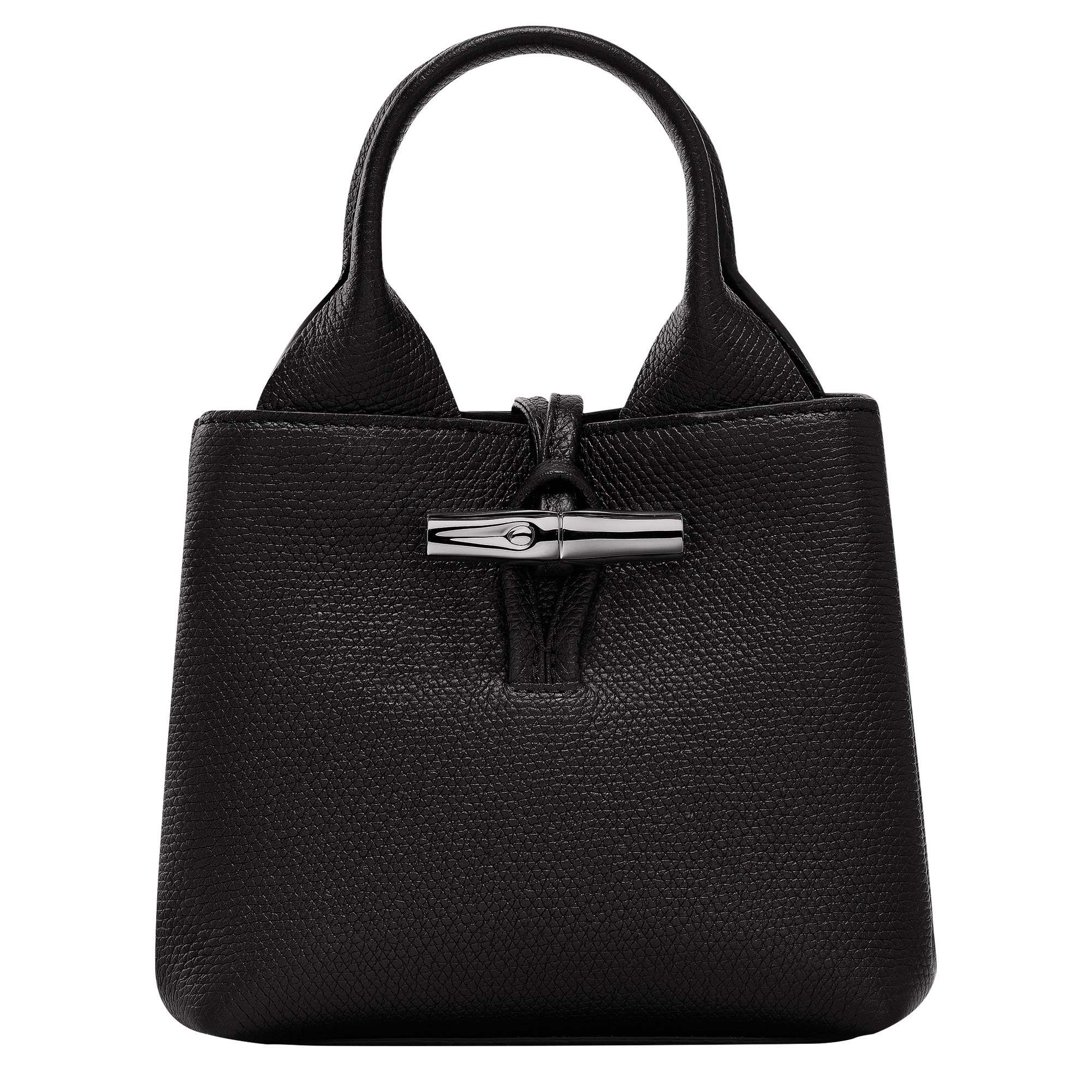 Le Roseau XS トップハンドルバッグ ブラック - レザー Le Roseau XS トップハンドルバッグ ブラック - レザー
