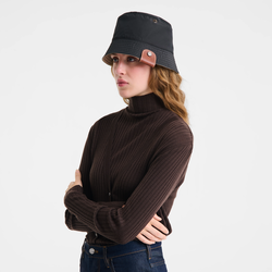 Chap&eacute;u bucket revers&iacute;vel , Tafet&aacute; t&eacute;cnico - Preto/Papel