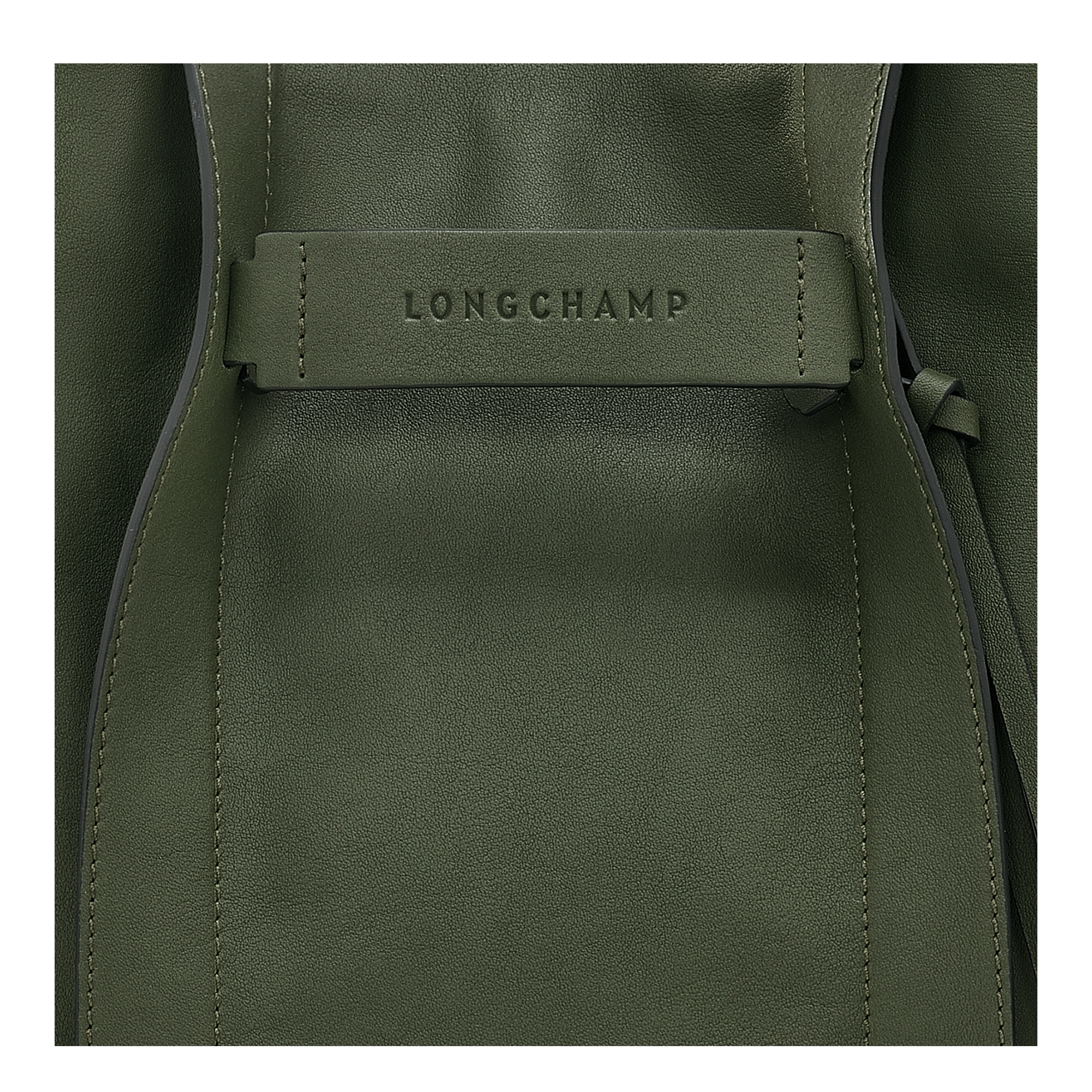 Longchamp 3D Sac porté épaule M, Kaki