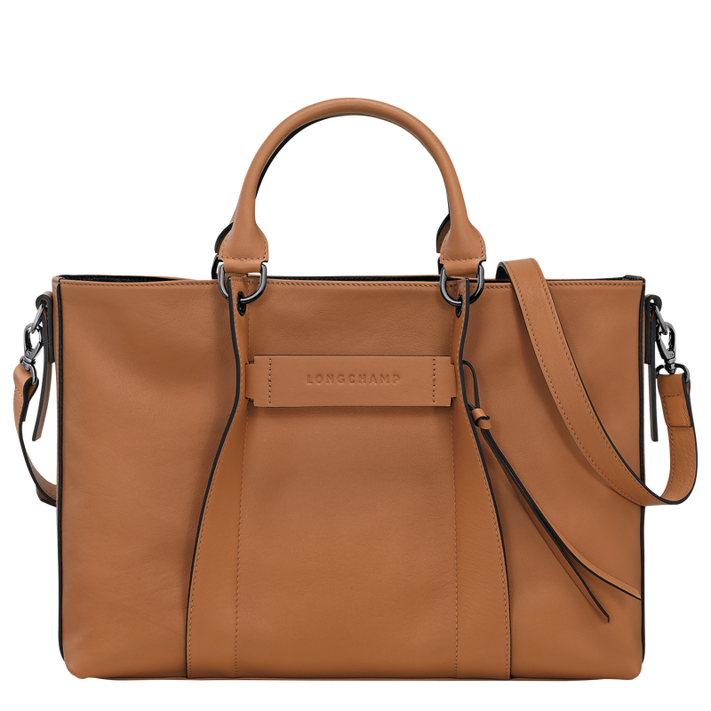 Longchamp 3D Bolso con asa superior L , Cuero - Natural  - Vista 1 de 6