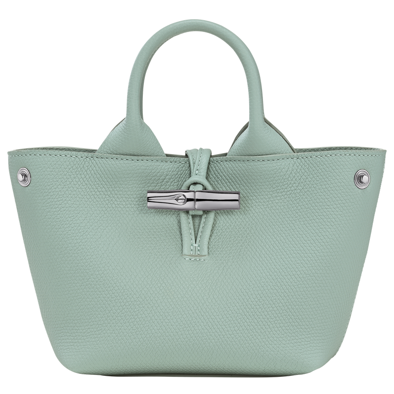 美品 LONG CHAMP ロゾ エナメル トートバッグ 肩ストラップ着脱可能 バッグ