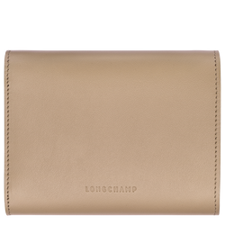 Le Roseau Compact wallet , Root - Leather