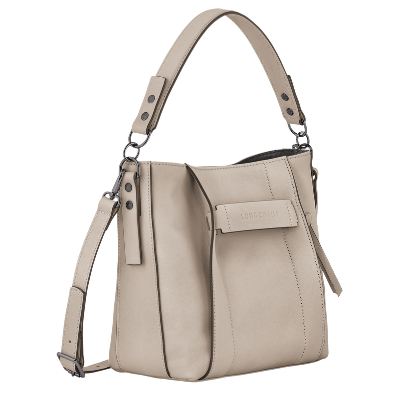 Longchamp 3D S Crossbody bag , Clay - Leather  - View 3 of 5