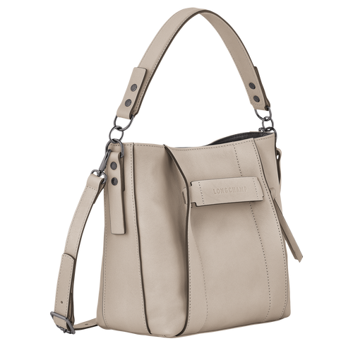 Longchamp 3D S Crossbody bag , Clay - Leather - View 3 of  5