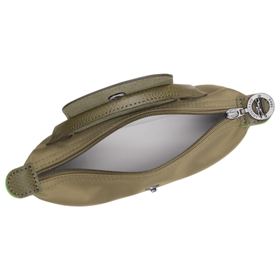 Le Pliage Green Pouch with handle, Artichoke