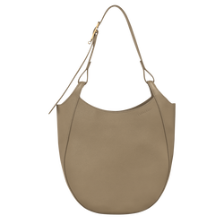 Le Foulonn&eacute; L Hobo bag , Lichen - Leather