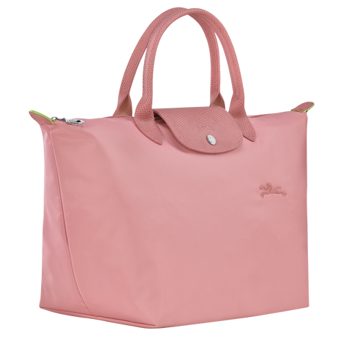 Le Pliage Green M Handbag , Petal Pink - Recycled canvas - View 3 of 6