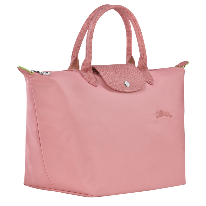 Le Pliage Green M Handbag , Petal Pink - Recycled canvas  - View 3 of 6