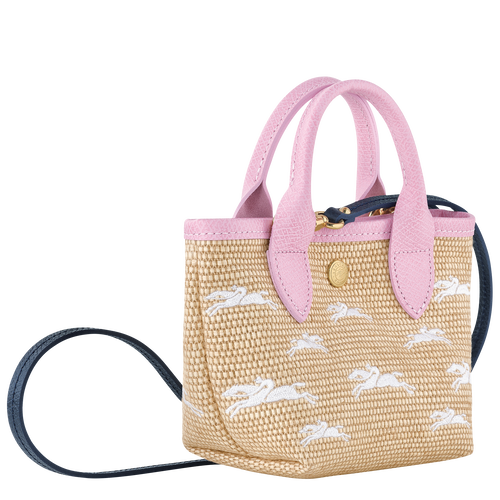 Handtasche XS Le Panier Pliage , Canvas - Pink - Ansicht 3 von 4
