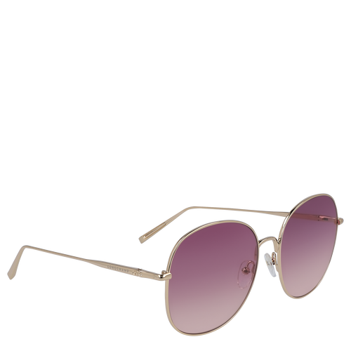 Lunettes solaires, Or/Lie-de-vin - Vue 2 de 3 Lunettes solaires, Or/Lie-de-vin, hi-res - Vue 2 de 3