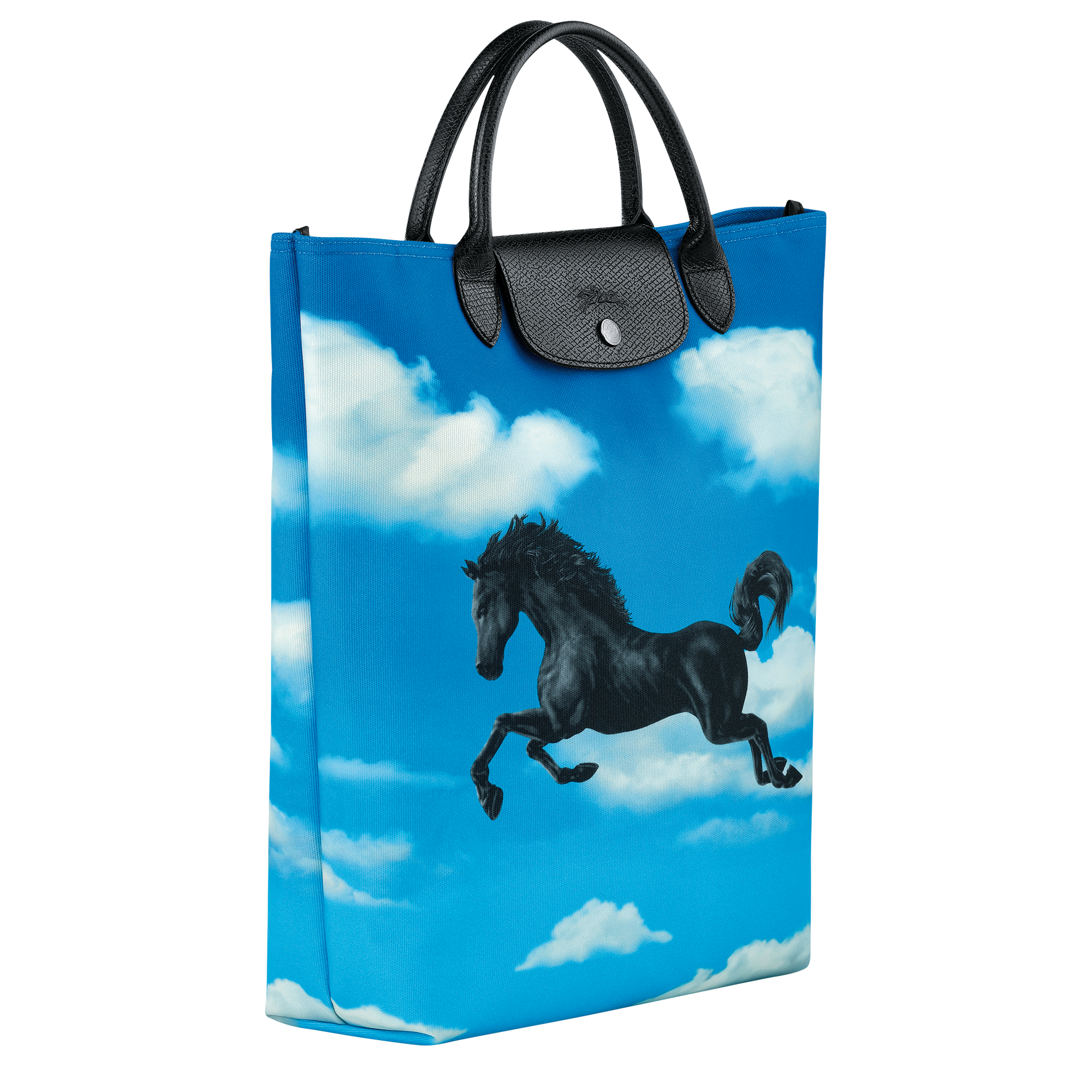 Longchamp x ToiletPaper 肩揹袋 M, 雲色