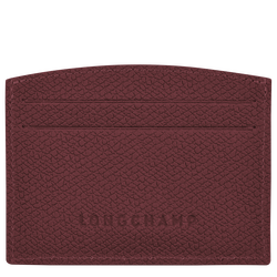 Karten-Etui Roseau , Leder - Pflaume