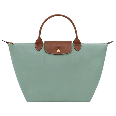 Le Pliage Original M Handbag , Celadon - Recycled canvas