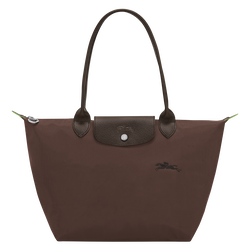 Le Pliage Green M Tote bag , Mocha - Recycled canvas