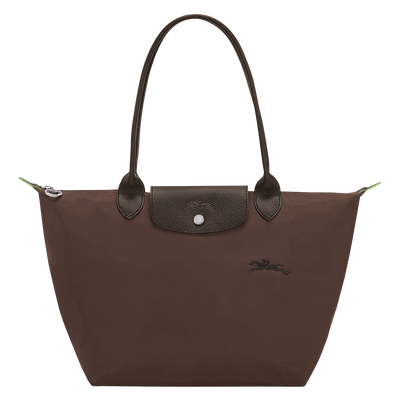 Le Pliage Green M Tote bag , Mocha - Recycled canvas