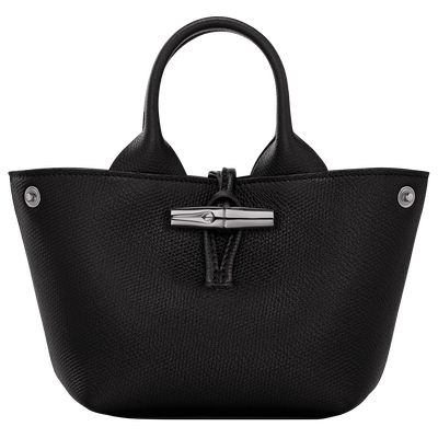 Le Roseau Borsa con manico XS, Nero