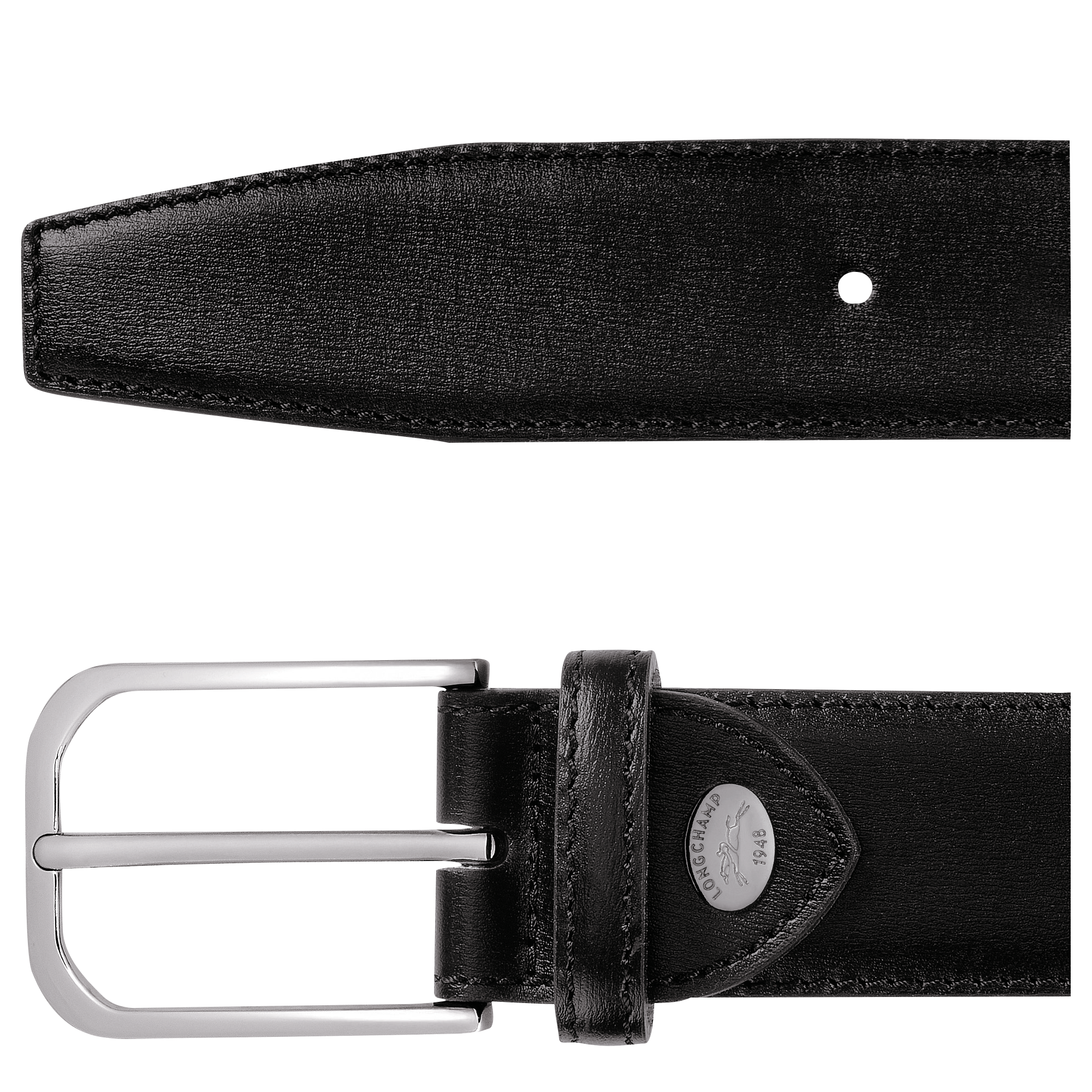 Longchamp Business Cintur&oacute;n de hombre, Negro