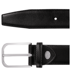 Longchamp Business Men's belt , Black - Leather