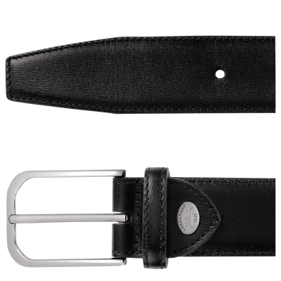 Ceinture Homme Longchamp Business , Cuir - Noir