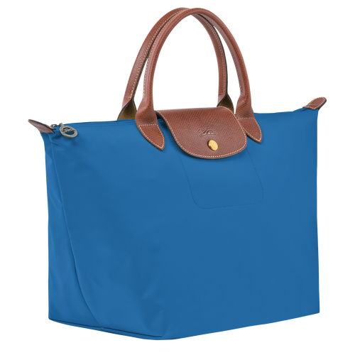 Le Pliage Original M Handbag , Cobalt - Recycled canvas - View 2 of 5