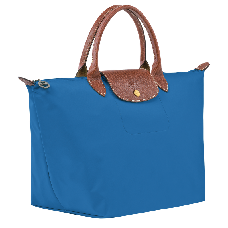 Le Pliage Original M Handbag , Cobalt - Recycled canvas  - View 2 of 5