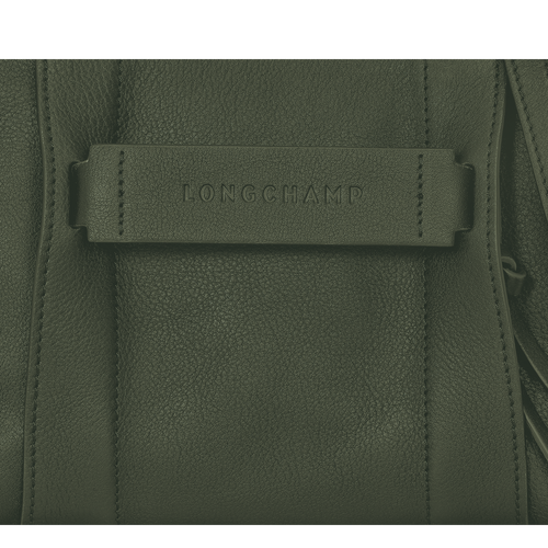 Longchamp 3D S Crossbody bag , Khaki - Leather - View 6 of  6