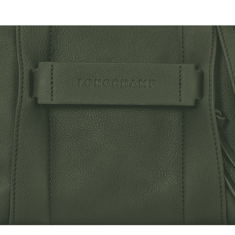 Longchamp 3D S Crossbody bag , Khaki - Leather  - View 6 of  6
