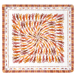 Très Paris Longchamp Silk scarf 70 , Sienna - Silk