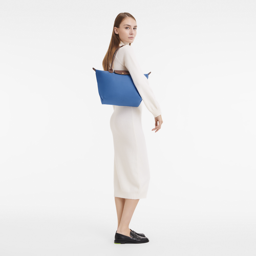 Le Pliage Original M Tote bag , Cobalt - Recycled canvas - View 2 of 6