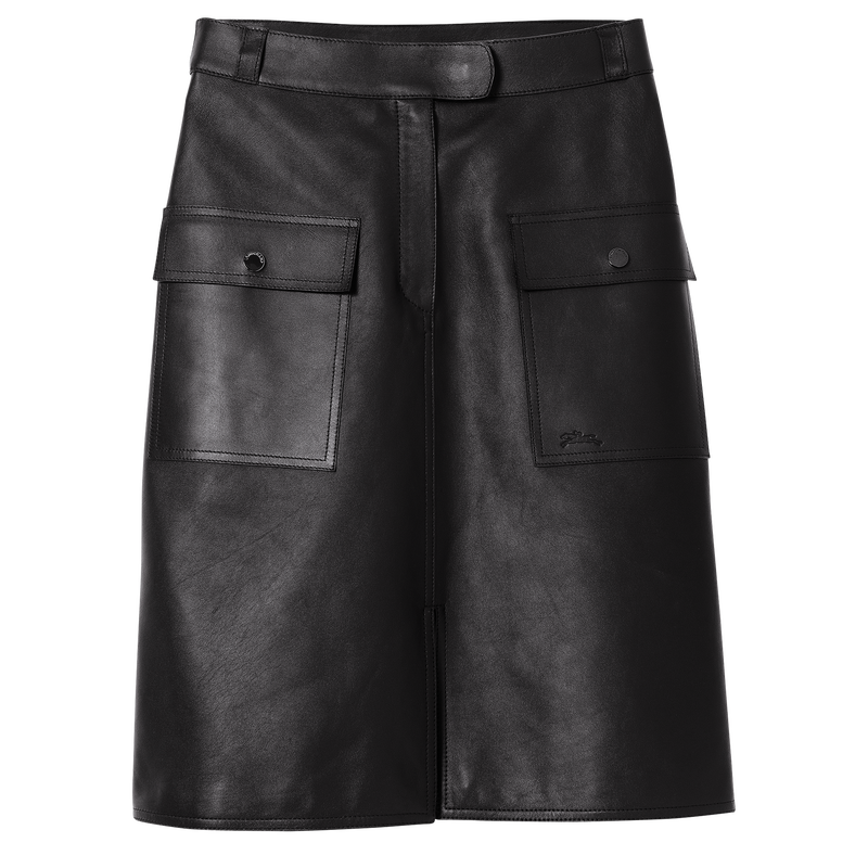 Jupe cuir bouton shop
