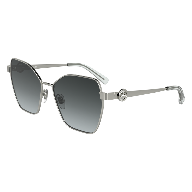 Lunettes de soleil , M&eacute;tal - Argent/Gris  - Vue 2 de 2