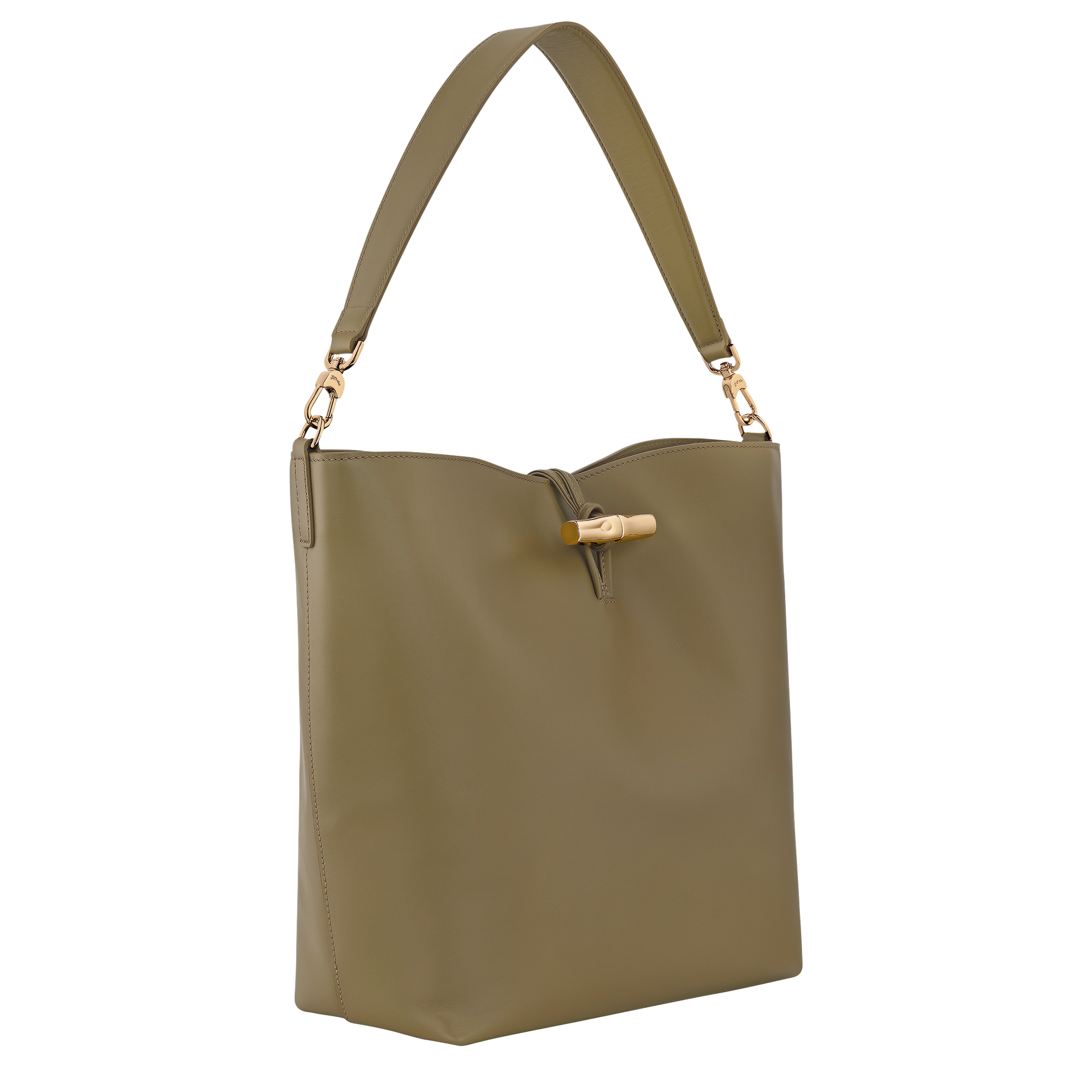 Le Roseau Hobo bag M, Olive