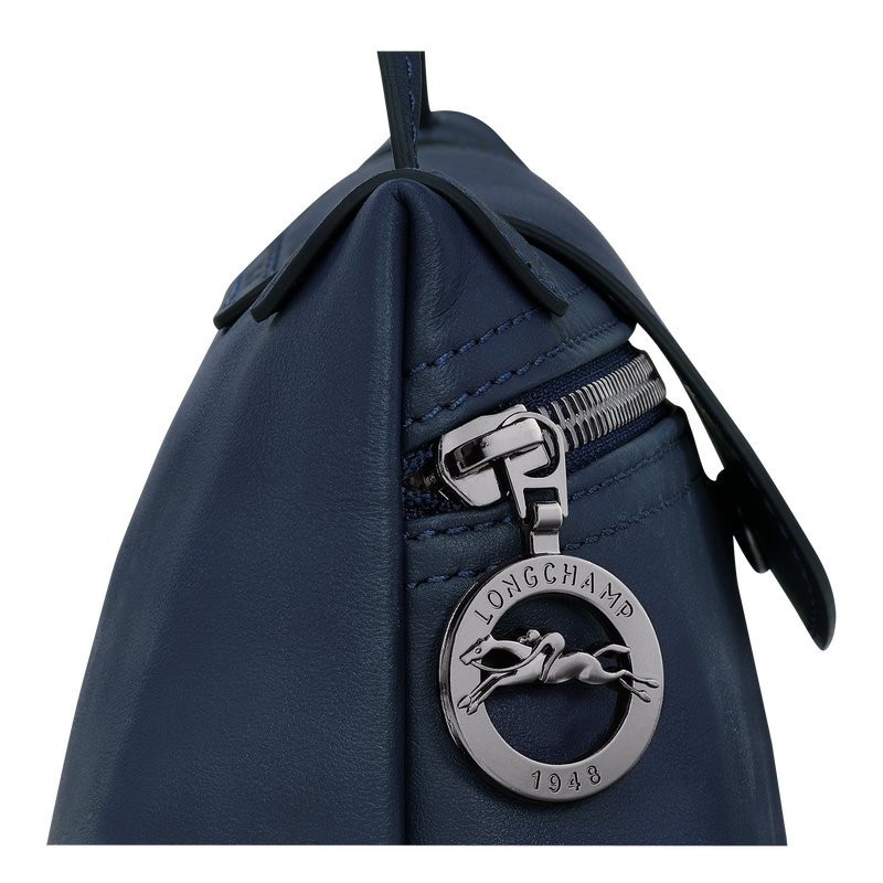 Le Pliage Xtra 斜背袋 XS , 海軍藍色 - 皮革  - 查看 5 5
