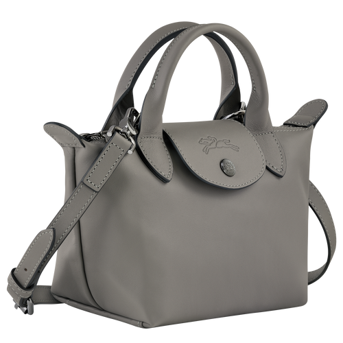 Le Pliage Xtra XS Handbag , Turtledove - Leather - View 3 of 6