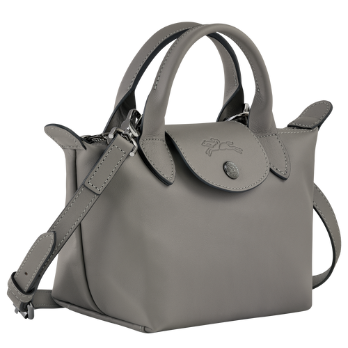 Le Pliage Xtra XS Handbag , Turtledove - Leather - View 3 of 6