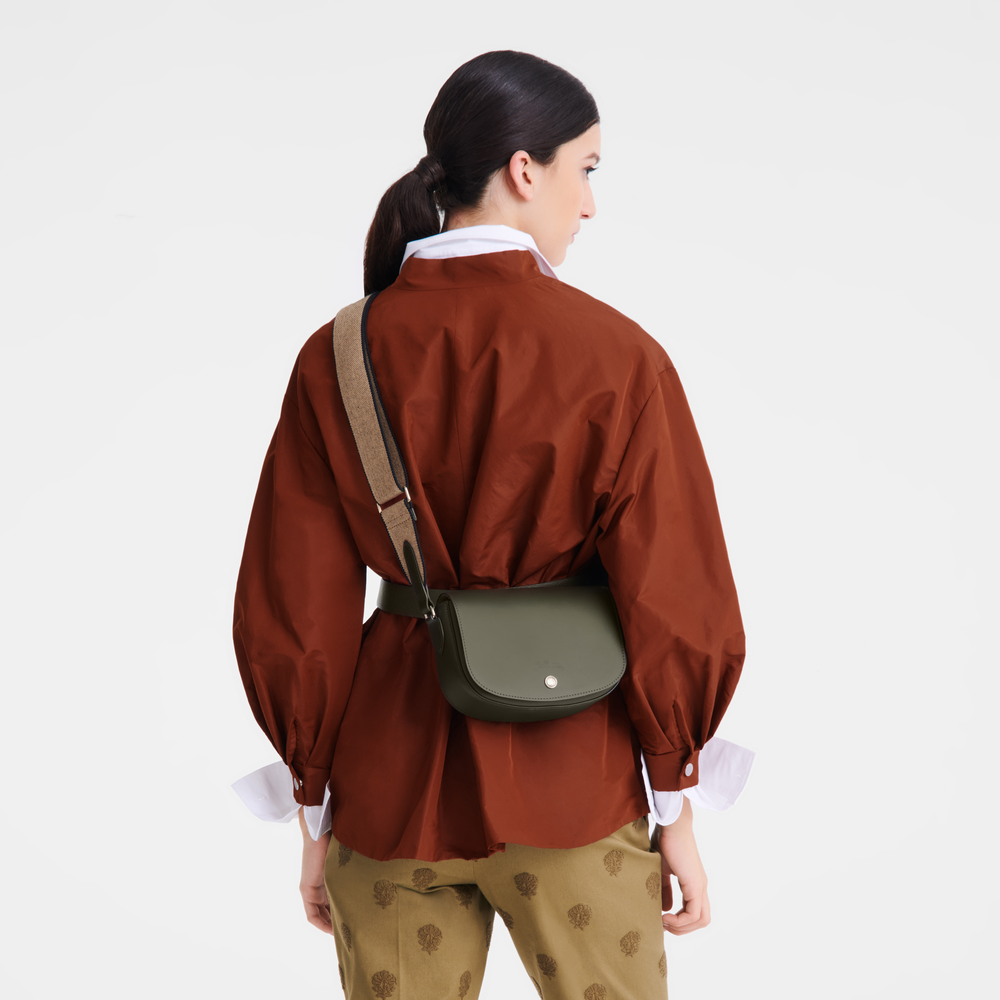 Crossbody bag S, Khaki - View 2 of
6 - zoom in Épure Crossbody bag S, Khaki