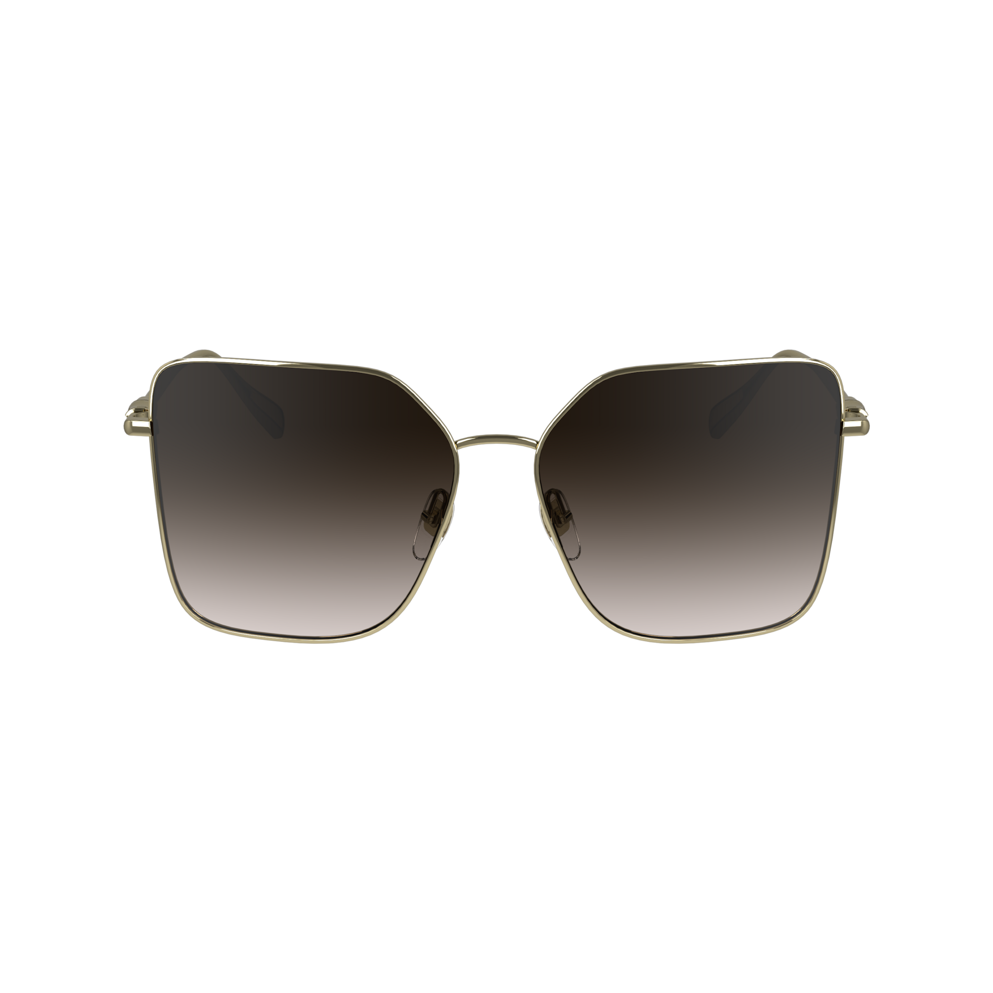 null Sunglasses, Gold/Brown