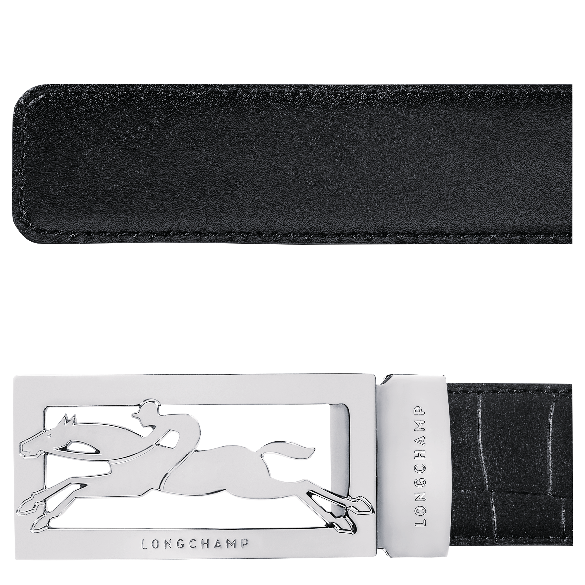 Men's belt, Black - View 4 of
5 - zoom in Delta Box Men's belt, Black