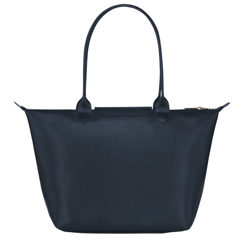 Le Pliage City 購物袋 L , 海軍藍色 - 帆布  - 查看 4 4