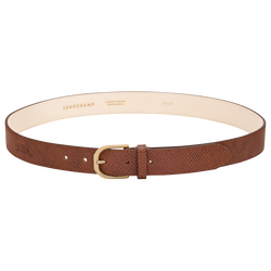 Le Pliage Original Ladies' belt , Cognac - Leather