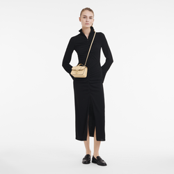 Sac bandoulière XS Box-Trot , Cuir - Paille