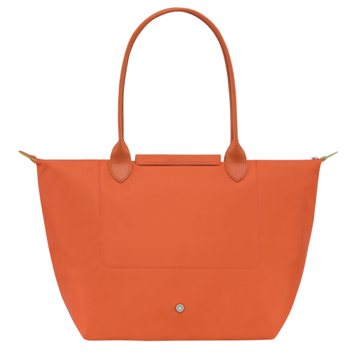 Le Pliage Green L Tote bag , Carot - Recycled canvas - View 4 of 6