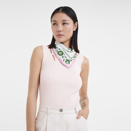 Silk scarf 50 Fall-Winter 2023 Collection Pink (50611SOI018) | Longchamp SG