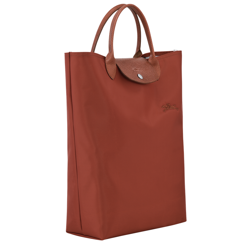 Le Pliage Green M Tote bag Chestnut - Canvas | Longchamp GB