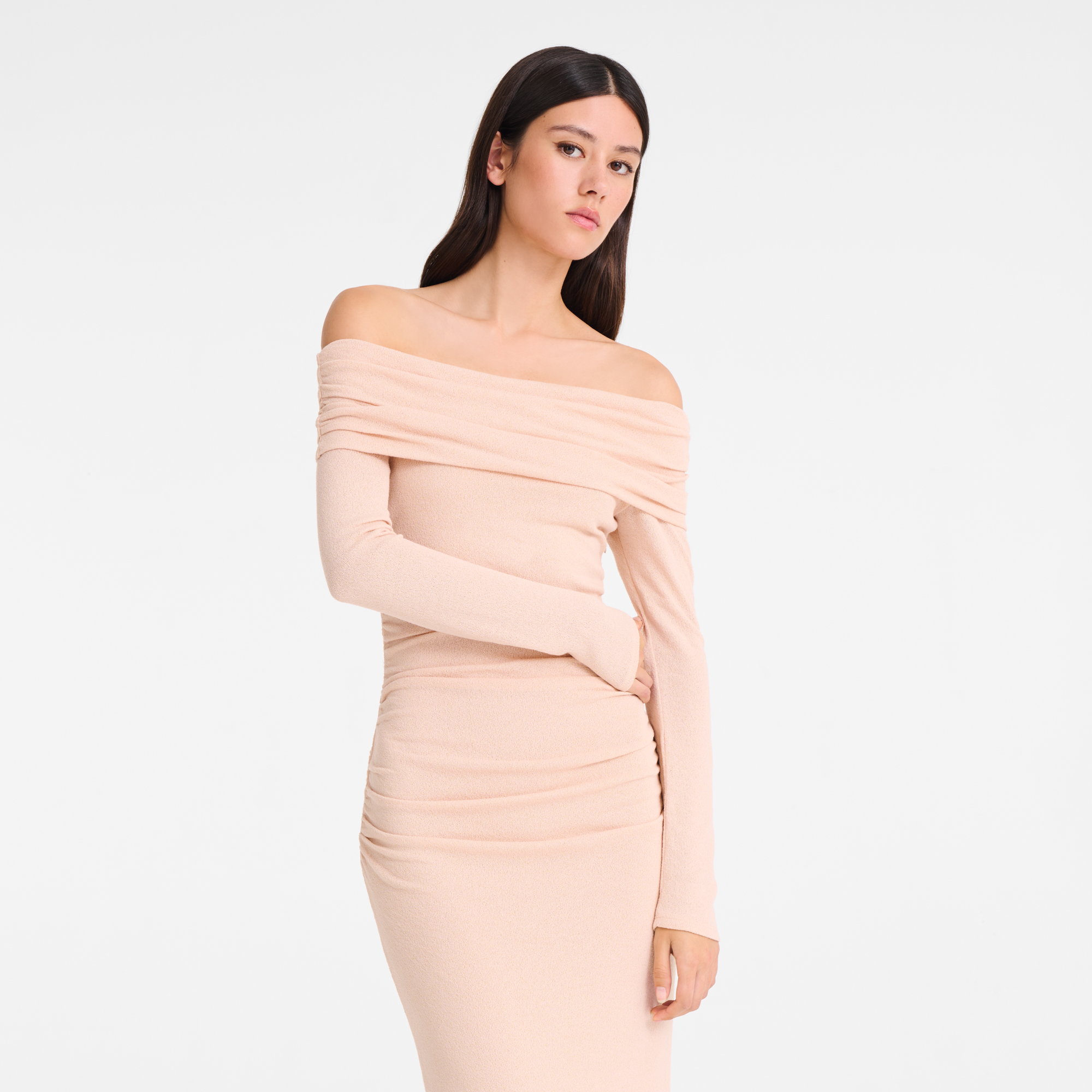 null ロングドレス, クリーム