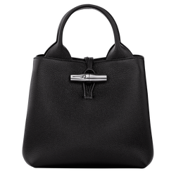Le Roseau S Handbag , Black - Leather