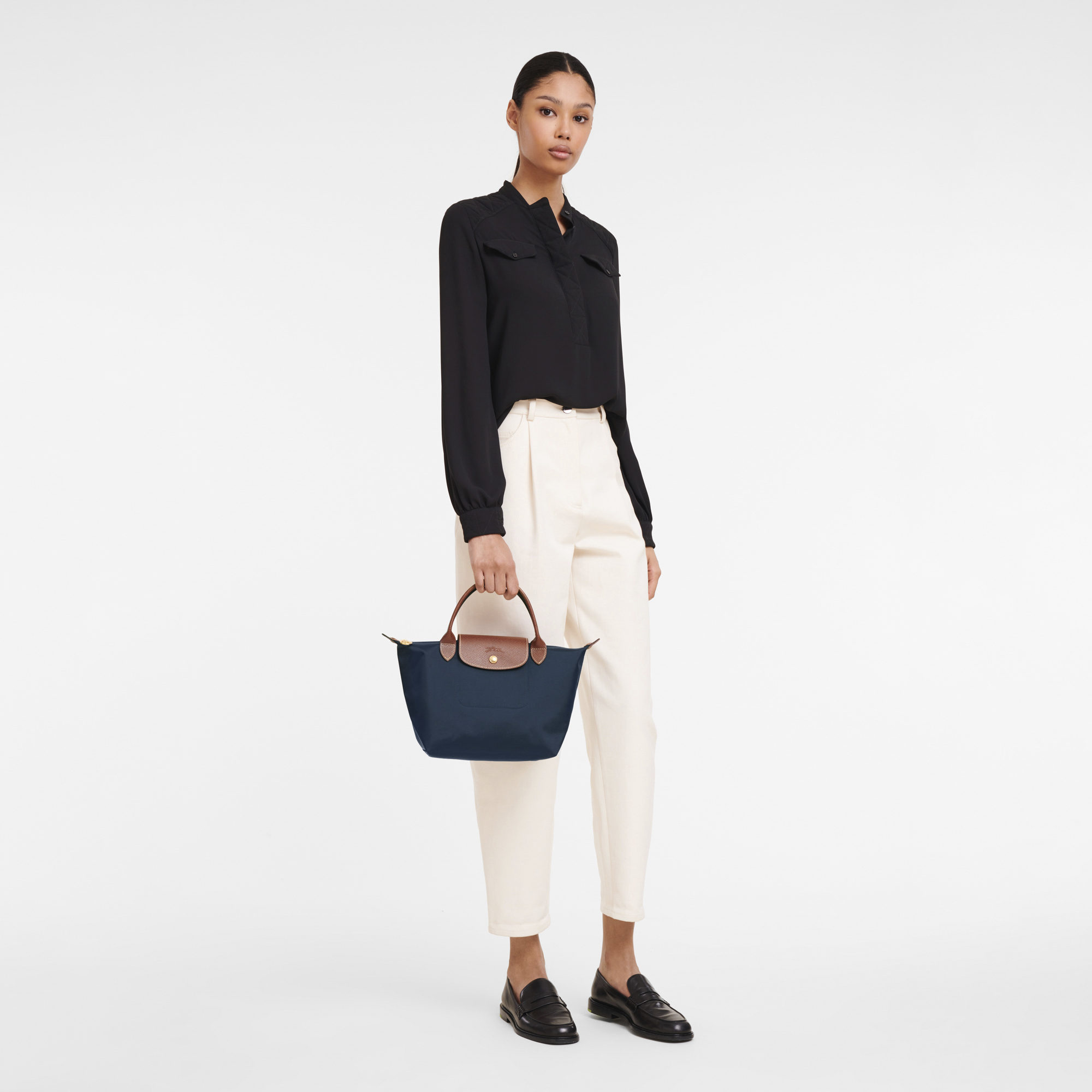 Longchamp Le Pliage Filet Navy