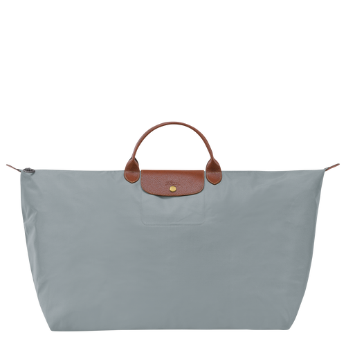 Reisetasche M Le Pliage Original , Recyceltes Canvas - Stahl - Ansicht 1 von 7