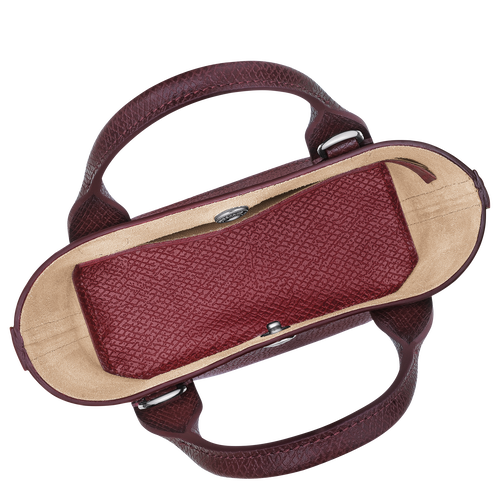 Epure Bolso shopper XS Cuero Burdeos Longchamp ES